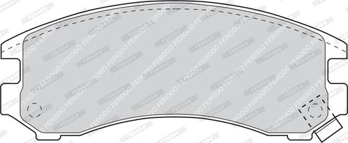 Ferodo FDB780 - Set placute frana,frana disc aaoparts.ro