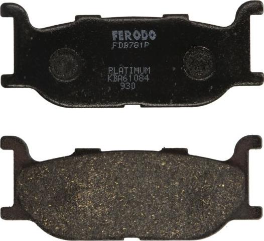 Ferodo FDB781P - Set placute frana,frana disc aaoparts.ro