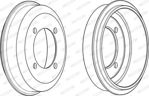 Ferodo FDR329321 - Tambur frana aaoparts.ro