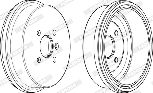 Ferodo FDR329741 - Tambur frana aaoparts.ro