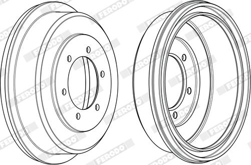 Ferodo FDR329747 - Tambur frana aaoparts.ro