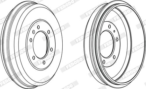 Ferodo FDR329736 - Tambur frana aaoparts.ro