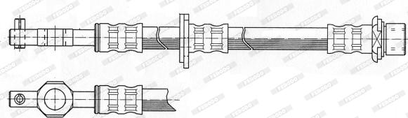 Ferodo FHY3085 - Furtun frana aaoparts.ro