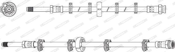 Ferodo FHY3328 - Furtun frana aaoparts.ro