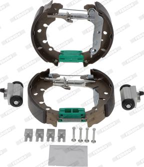 Ferodo FMK592 - Set saboti frana aaoparts.ro