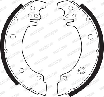 Ferodo FSB42 - Set saboti frana aaoparts.ro