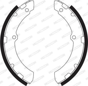 Ferodo FSB562 - Set saboti frana aaoparts.ro