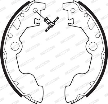 Ferodo FSB509 - Set saboti frana aaoparts.ro