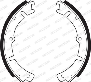 Ferodo FSB109 - Set saboti frana aaoparts.ro