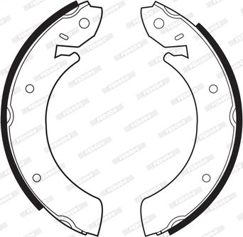 Ferodo FSB359 - Set saboti frana aaoparts.ro