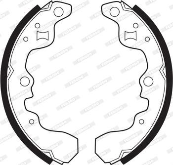 Ferodo FSB312 - Set saboti frana aaoparts.ro