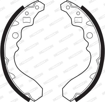 Ferodo FSB328 - Set saboti frana aaoparts.ro