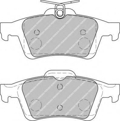 Ferodo FSL1931 - Set placute frana,frana disc aaoparts.ro