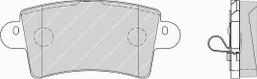 Ferodo FSL1453 - Set placute frana,frana disc aaoparts.ro