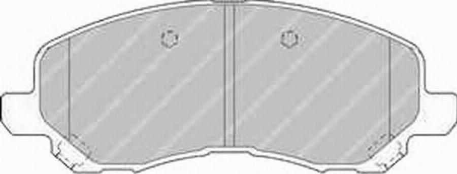 Ferodo FSL1621 - Set placute frana,frana disc aaoparts.ro