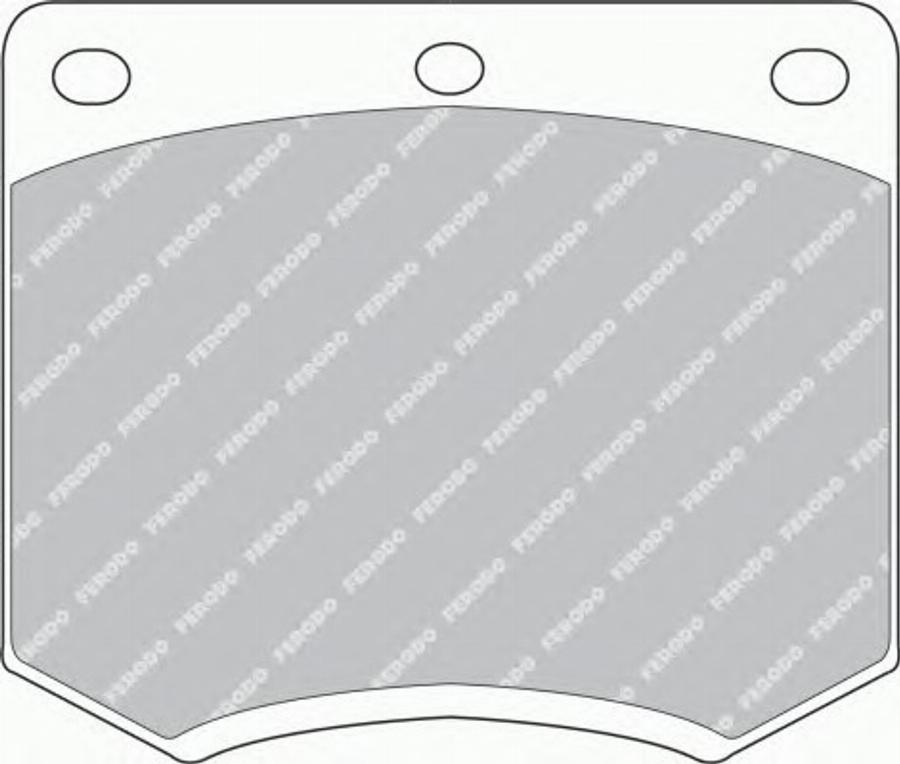Ferodo FSL167 - Set placute frana,frana disc aaoparts.ro