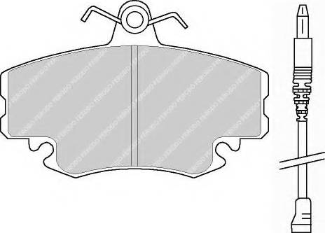 Ferodo FSL845 - Set placute frana,frana disc aaoparts.ro