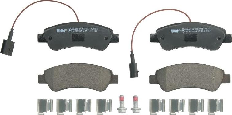 Ferodo FVR4910 - Set placute frana,frana disc aaoparts.ro