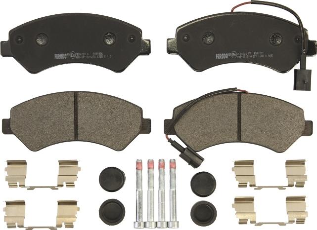 Ferodo FVR1926 - Set placute frana,frana disc aaoparts.ro