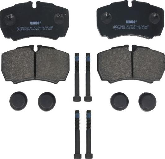 Ferodo FVR1405 - Set placute frana,frana disc aaoparts.ro