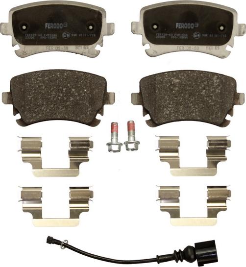 Ferodo FVR1644 - Set placute frana,frana disc aaoparts.ro