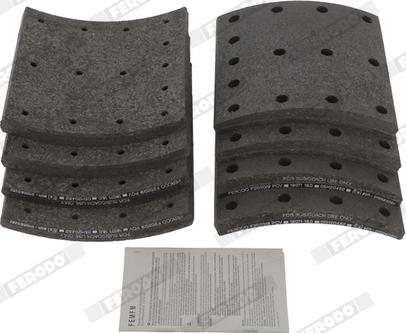 Ferodo K19071.0-F2020 - Set garnituri de frictiune, frana tambur aaoparts.ro