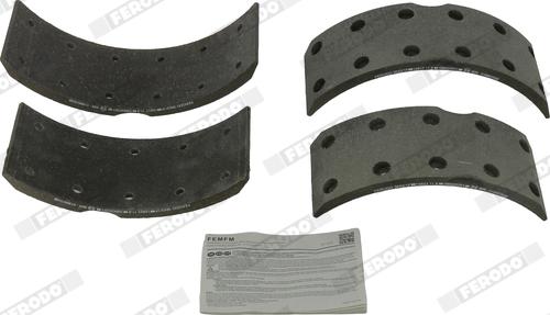 Ferodo K15817.0-F3652 - Set garnituri de frictiune, frana tambur aaoparts.ro