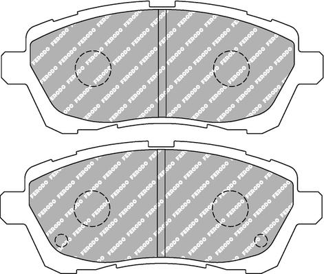 Ferodo Racing FCP4426H - Set placute frana,frana disc aaoparts.ro