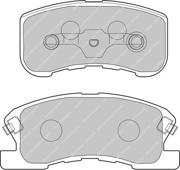 Ferodo Racing FCP1501R - Set placute frana,frana disc aaoparts.ro