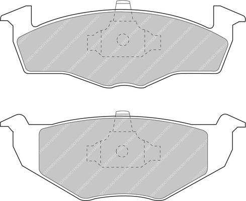 Ferodo Racing FCP1054H - Set placute frana,frana disc aaoparts.ro