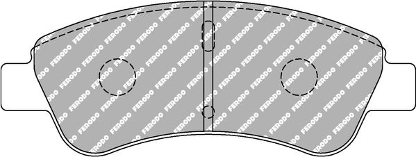 Ferodo Racing FDS1399 - Set placute frana,frana disc aaoparts.ro