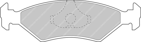 Ferodo Racing FCP206R - Set placute frana,frana disc aaoparts.ro