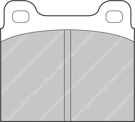 Ferodo Racing FCP2W - Set placute frana,frana disc aaoparts.ro