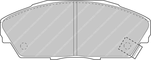 Ferodo Racing FCP748H - Set placute frana,frana disc aaoparts.ro