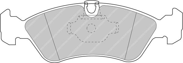 Ferodo Racing FDS1067 - Set placute frana,frana disc aaoparts.ro
