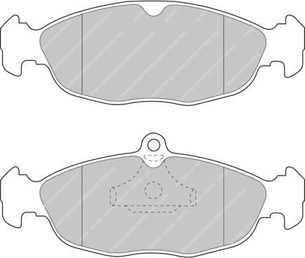 Ferodo Racing FDS732 - Set placute frana,frana disc aaoparts.ro