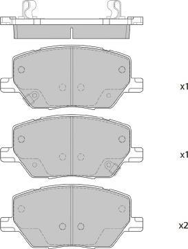 FI.BA FBP4404 - Set placute frana,frana disc aaoparts.ro