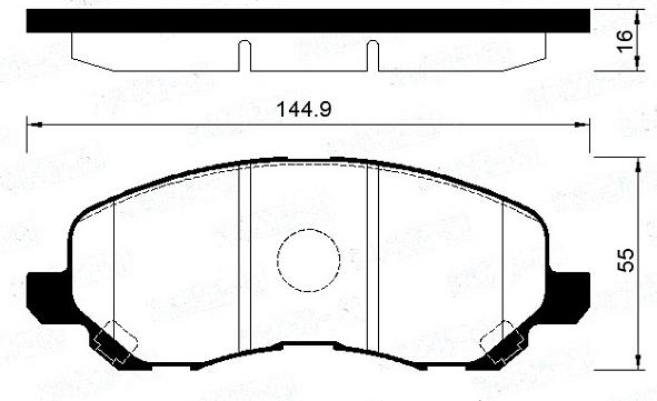 FI.BA FBP4195 - Set placute frana,frana disc aaoparts.ro