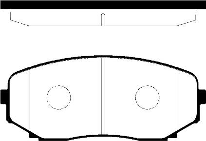 Mitsubishi L2Y63328ZB - Set placute frana,frana disc aaoparts.ro