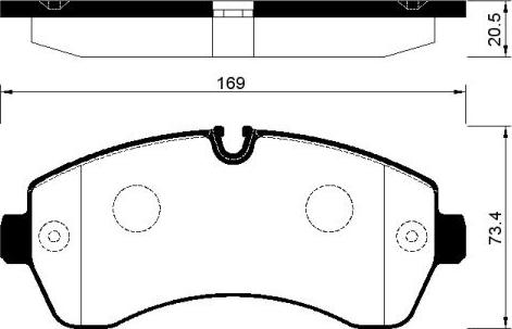 Mercedes-Benz A 907 420 99 01 - Set placute frana,frana disc aaoparts.ro