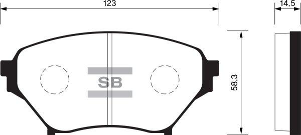 FI.BA FBP1524 - Set placute frana,frana disc aaoparts.ro