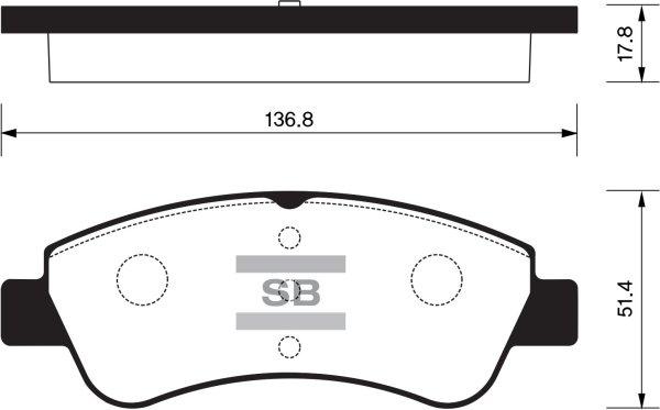 J&S Automotive VBP2398 - Set placute frana,frana disc aaoparts.ro