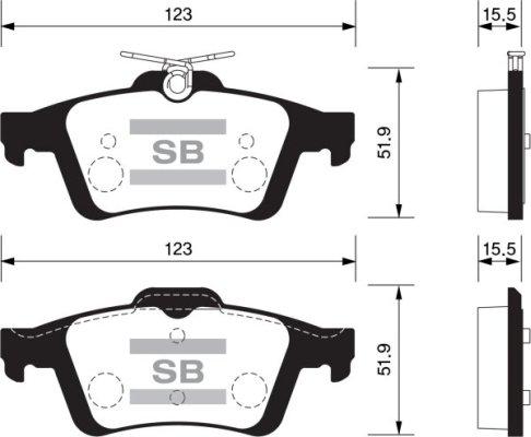 FI.BA FBP2091 - Set placute frana,frana disc aaoparts.ro