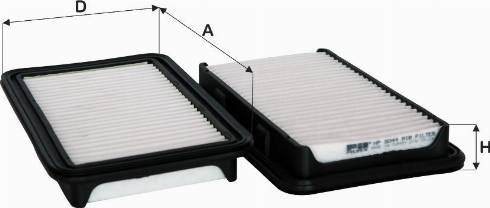 Automotor France LAT645 - Filtru aer aaoparts.ro