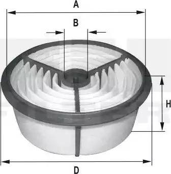 FIL Filter HP 5026 - Filtru aer aaoparts.ro
