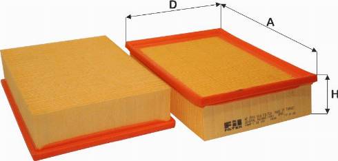 FIL Filter HP 2086 - Filtru aer aaoparts.ro