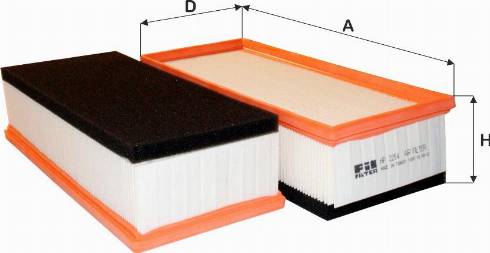 FIL Filter HP 2254 - Filtru aer aaoparts.ro