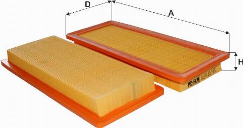 FIL Filter HP 2203 - Filtru aer aaoparts.ro