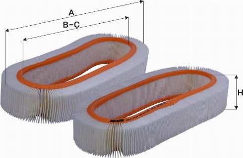 FIL Filter HPU 4379 - Filtru aer aaoparts.ro