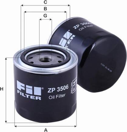 FIL Filter ZP 3506 - Filtru ulei aaoparts.ro